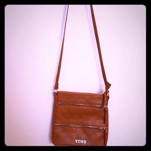 Brown cross body bag